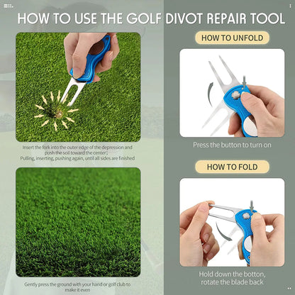 Foldable Golf Divot